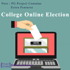 College online Election MCA | MSc project